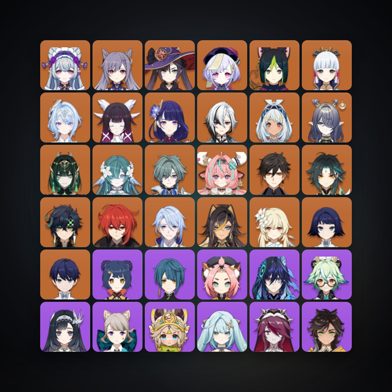 Genshin Impact account — AR 59 | 73 Chars | 22× 5★ — HabibiAccounts