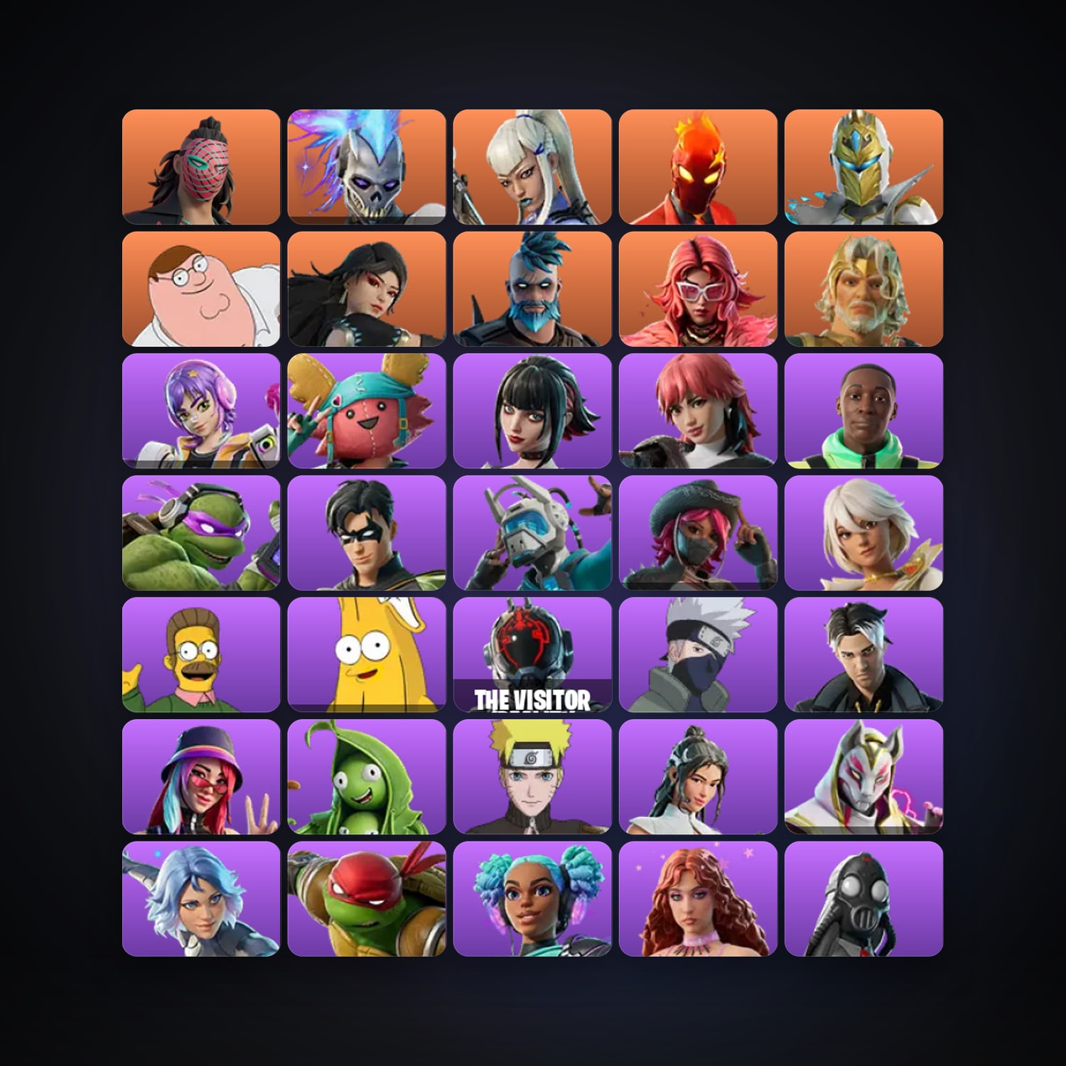 Fortnite account with Kado Thorne & Renzo the Destroyer — 199 skins — 800 V-Bucks — lvl 1396 — HabibiAccounts