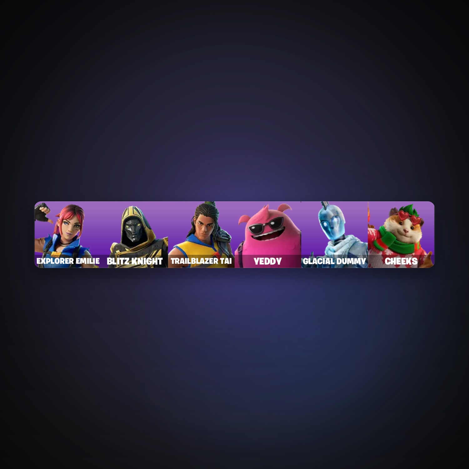 Fortnite account with Explorer Emilie & Blitz Knight — 7 skins — 100 V-Bucks — lvl 531 — HabibiAccounts