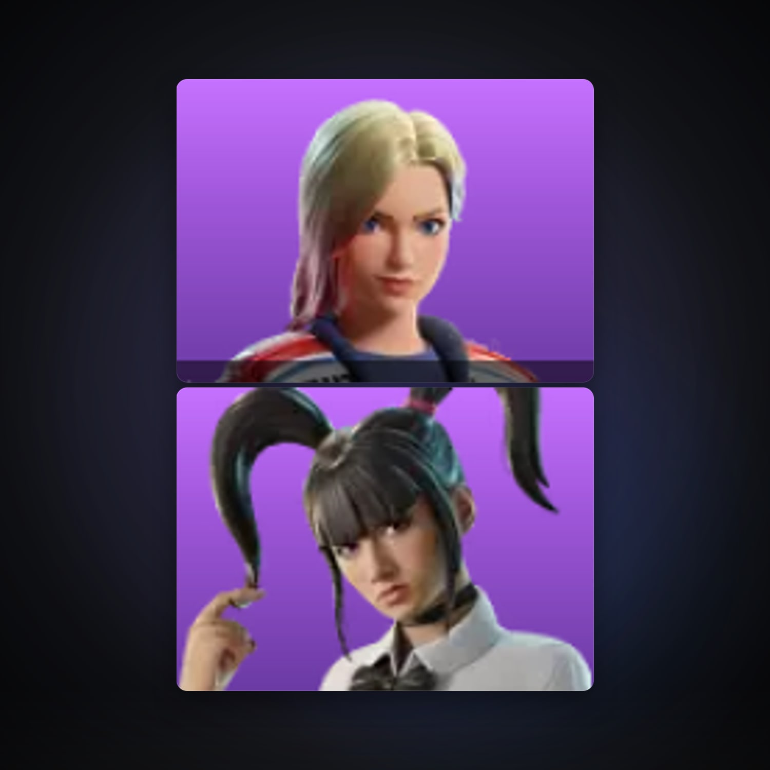 Fortnite account with Dueling Dragons Jackie & Yuki Yubari — 2 skins — 100 V-Bucks — lvl 113 — HabibiAccounts