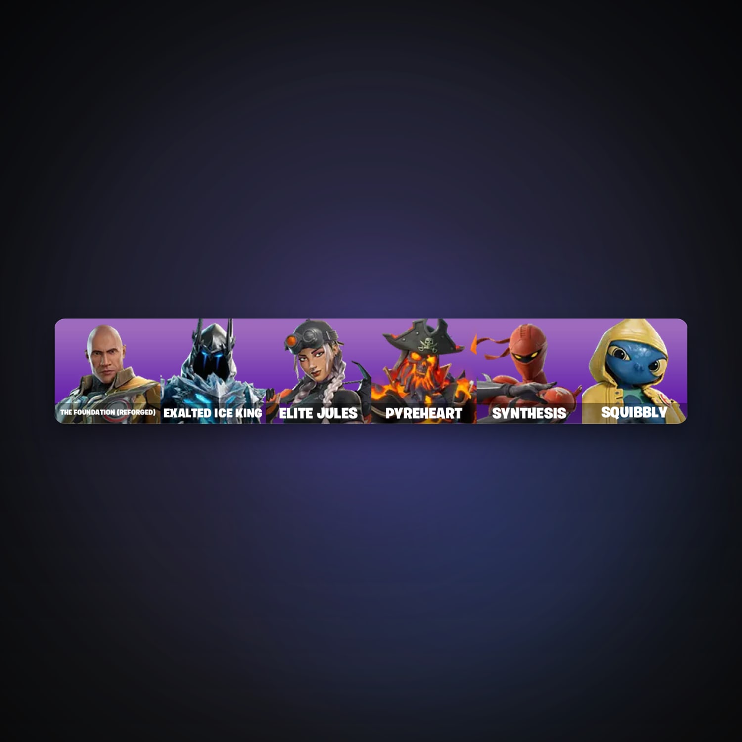 Fortnite account with The Foundation (Reforged) & Exalted Ice King — 8 skins — 100 V-Bucks — lvl 202 — HabibiAccounts
