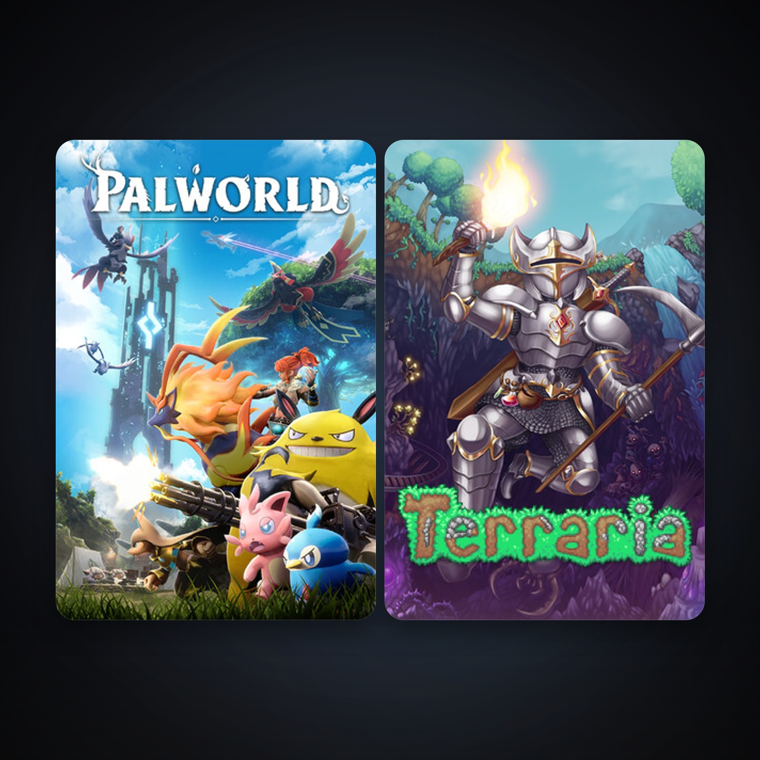 Steam account: Terraria + Palworld, 6 games, clean — HabibiAccounts