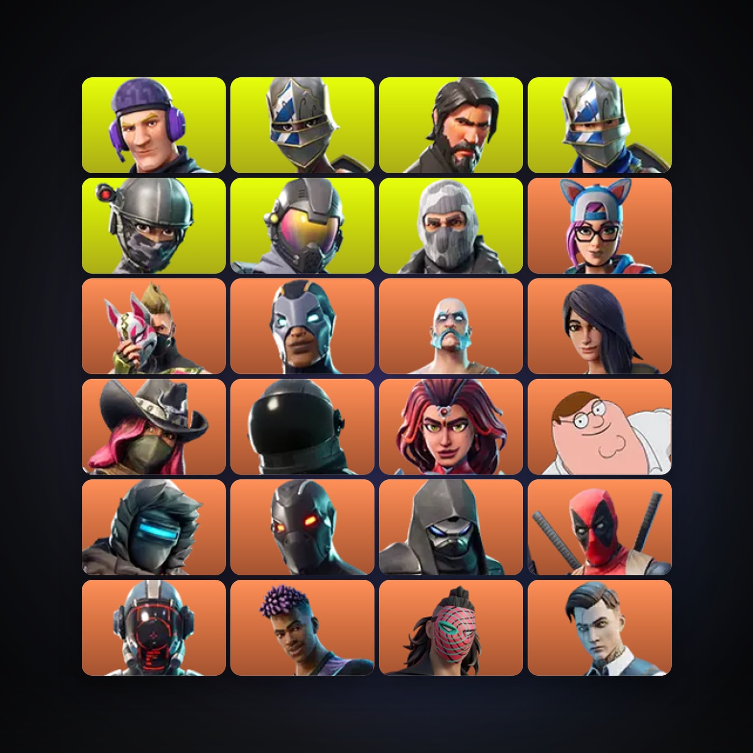 Fortnite account with Omega & Carbide — 77 skins — 300 V-Bucks — lvl 1077 — HabibiAccounts