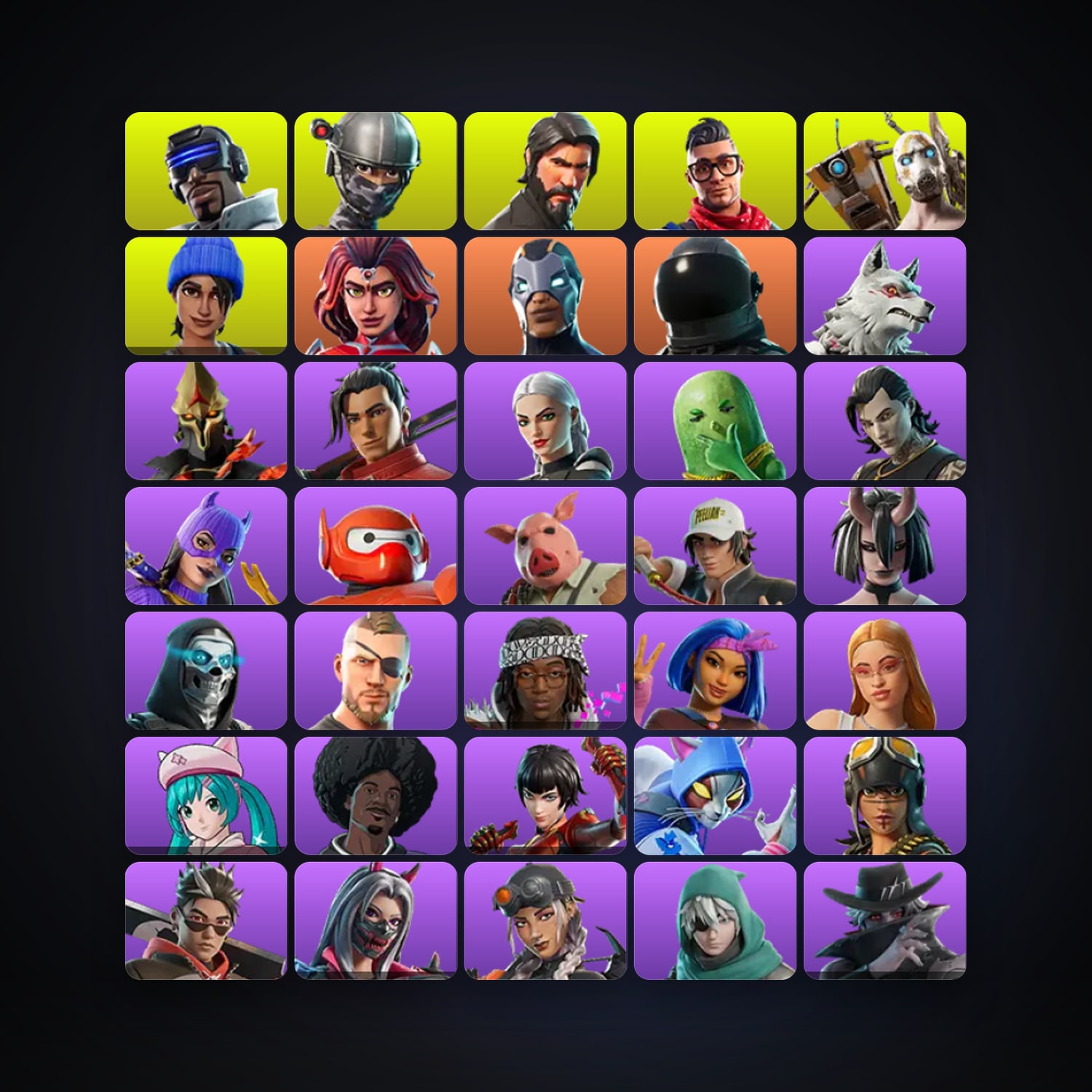 Fortnite account with Carbide & Valor — 96 skins — 800 V-Bucks — lvl 2012 — HabibiAccounts
