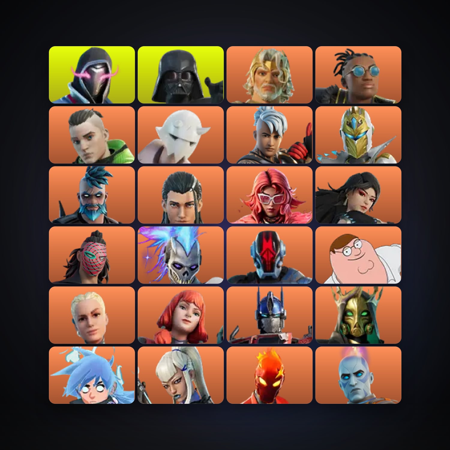 Fortnite account with Zeus & Malik — 174 skins — 400 V-Bucks — lvl 3780 — HabibiAccounts