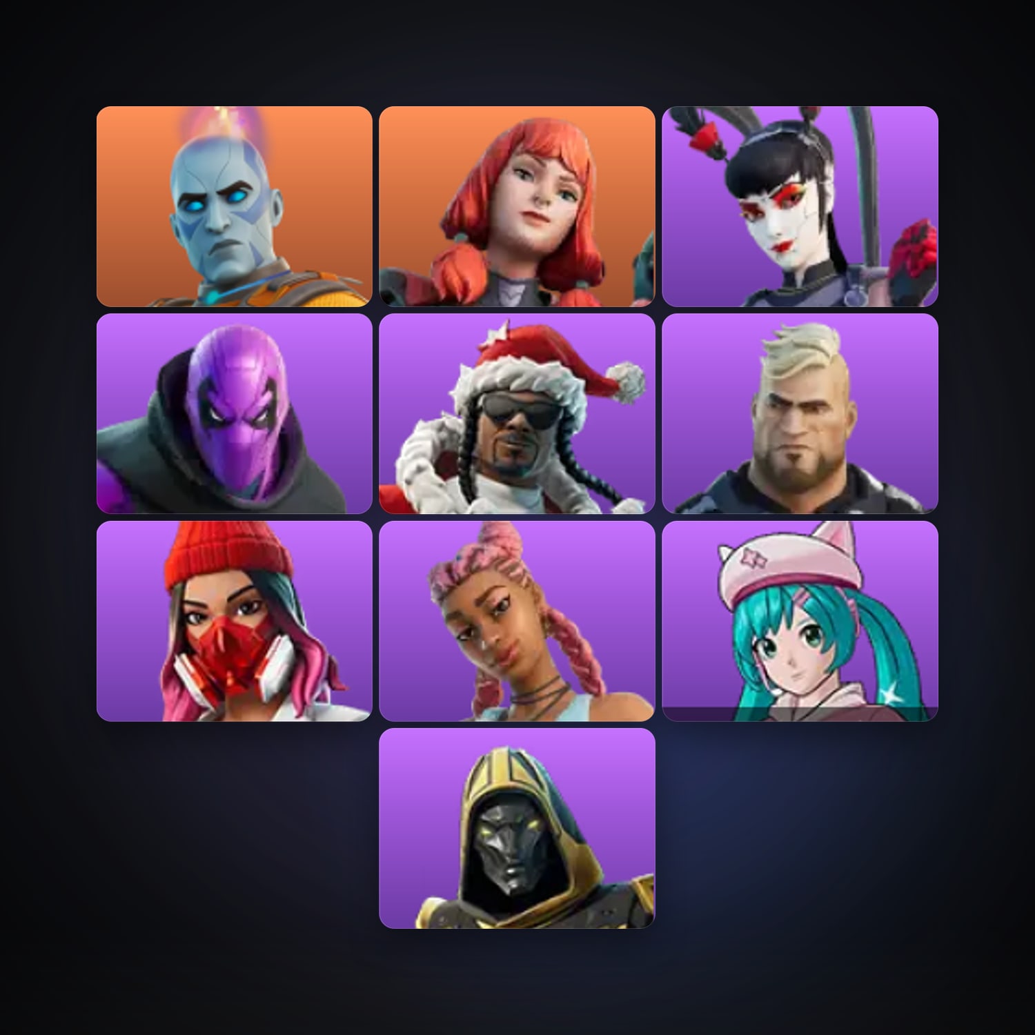 Fortnite account with The Origin & The Imagined — 10 skins — 950 V-Bucks — lvl 580 — HabibiAccounts