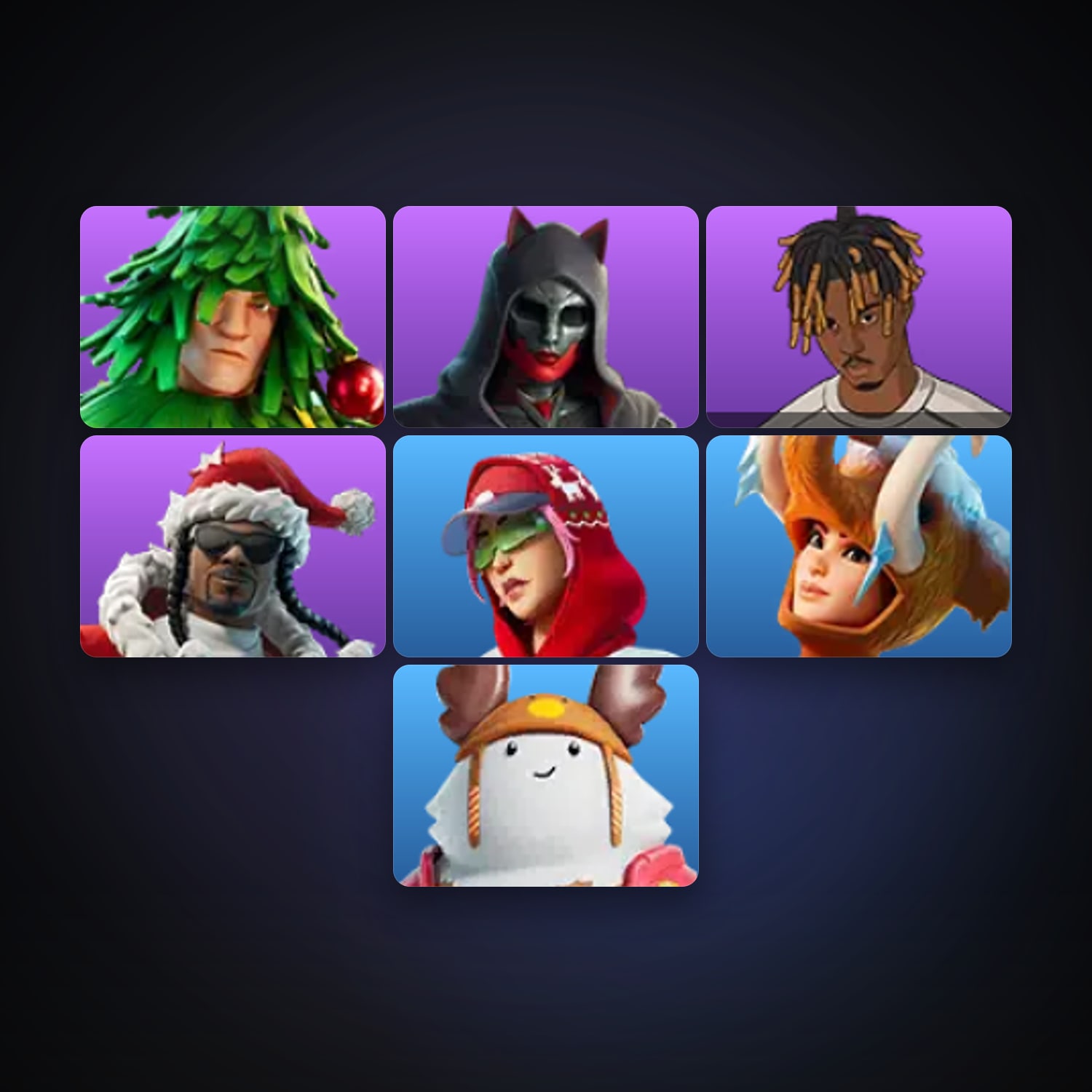 Fortnite account with Lt. Evergreen & Felina — 7 skins — 300 V-Bucks — lvl 398 — HabibiAccounts