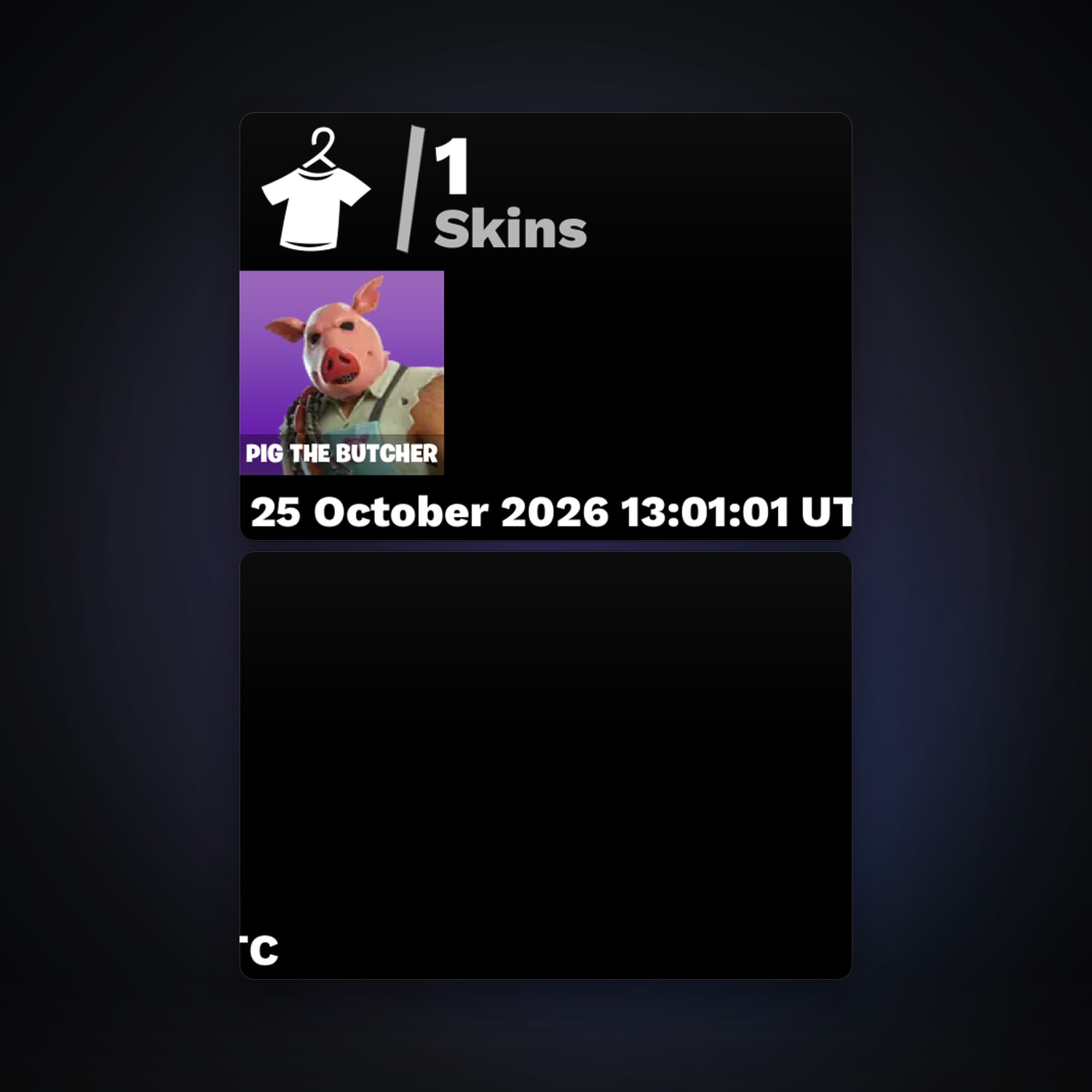 Fortnite account with Pig the Butcher — 1 skin — 200 V-Bucks — lvl 57 — HabibiAccounts