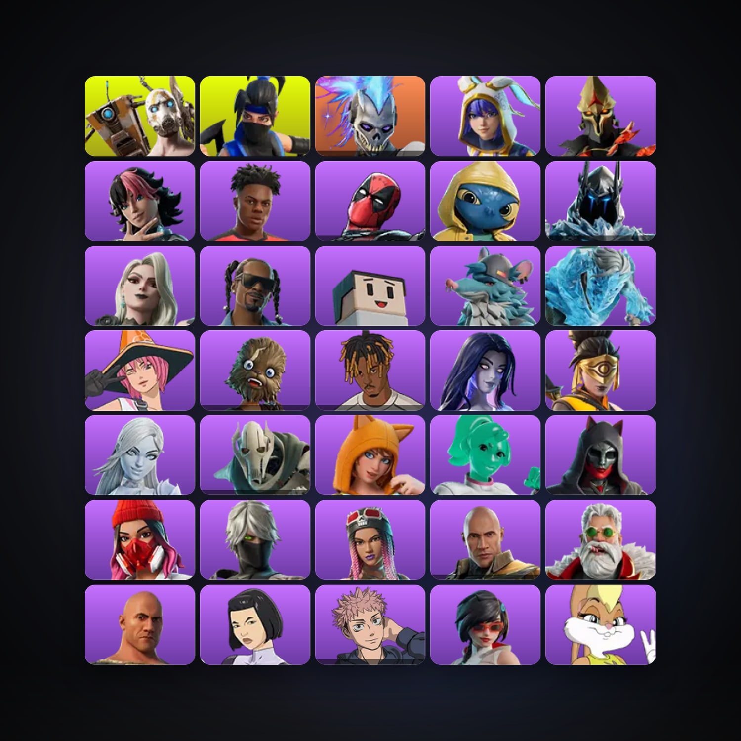 Fortnite account with Skull Trooper & Ghoul Trooper — 107 skins — 950 V-Bucks — lvl 2716 — HabibiAccounts