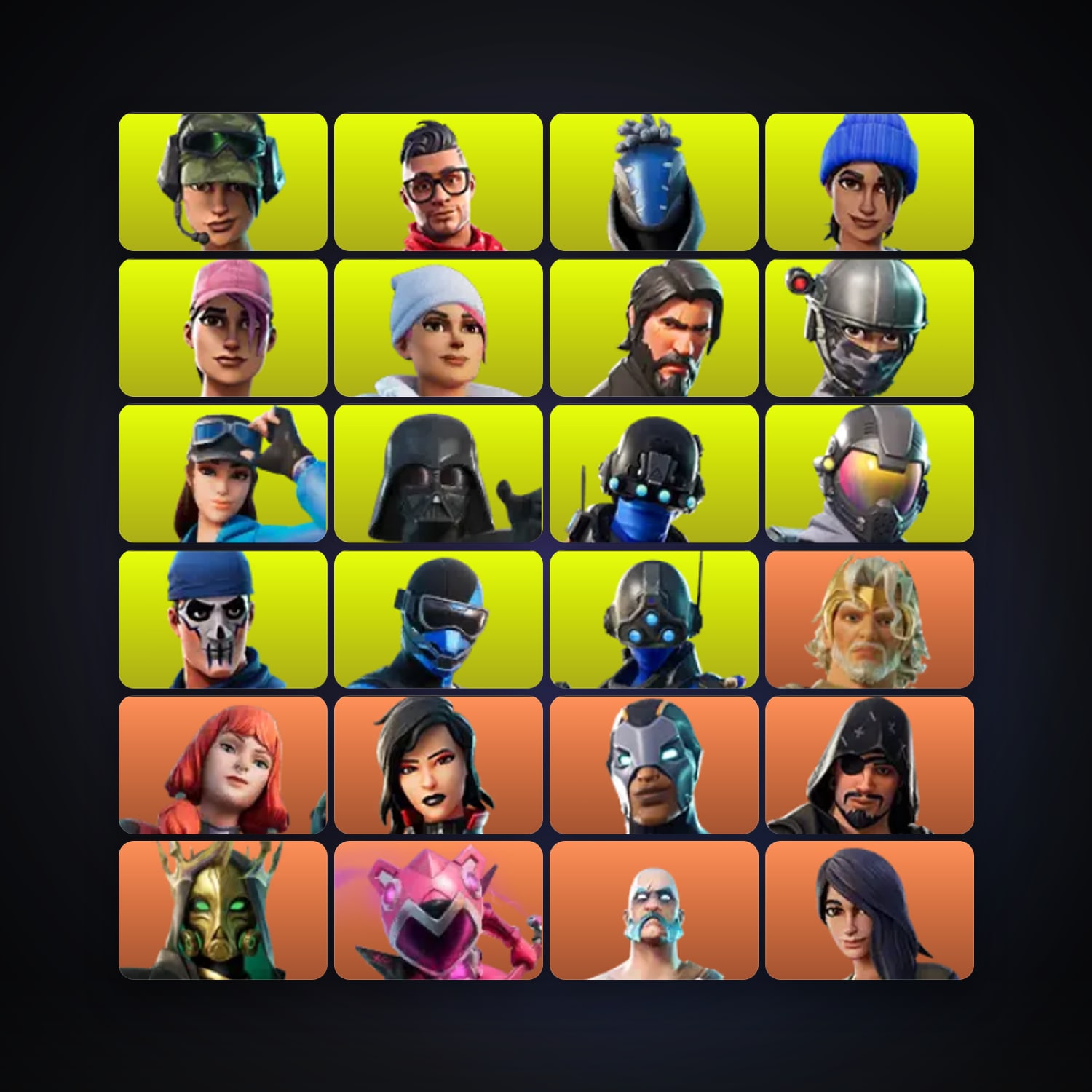 Fortnite account with Carbide & The Visitor — 390 skins — 1.6K V-Bucks — lvl 5062 — HabibiAccounts