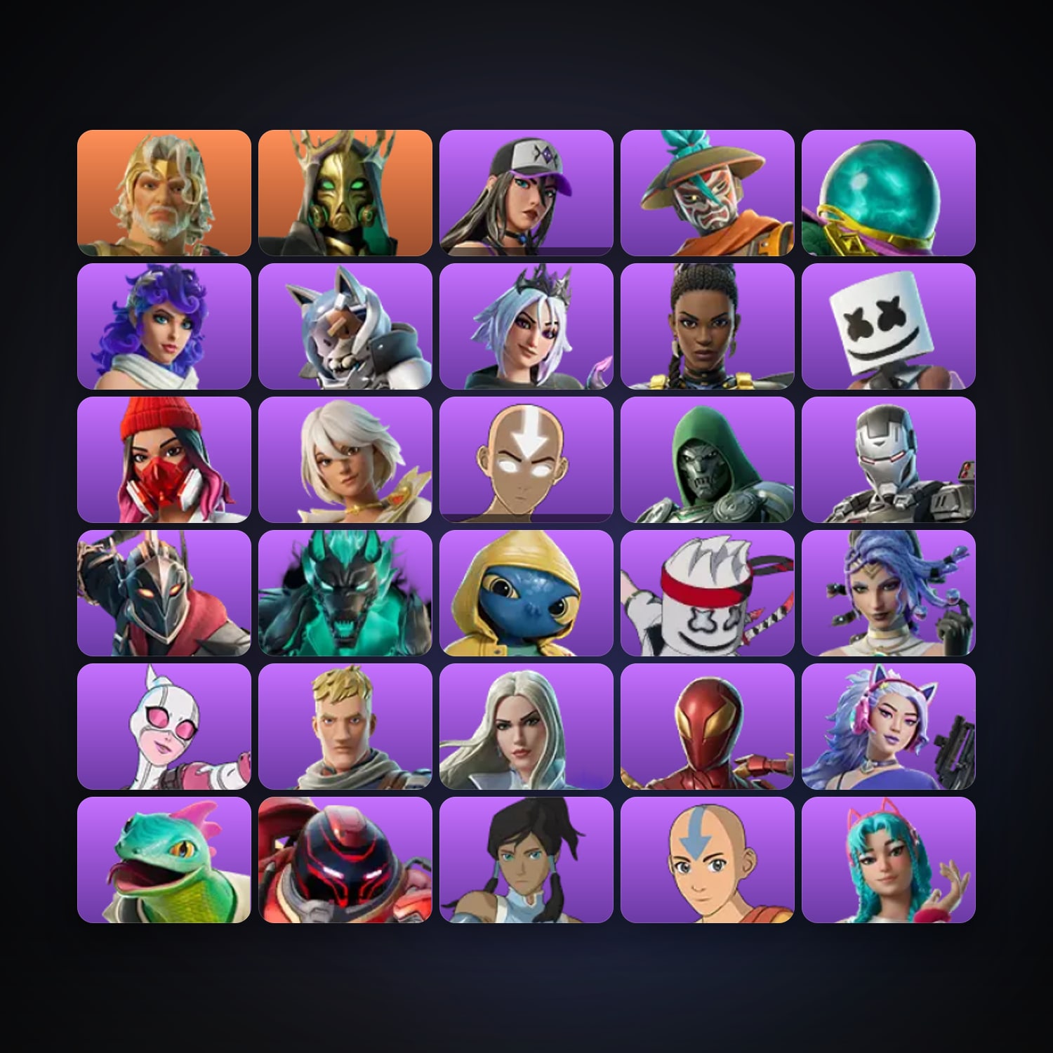 Fortnite account with Zeus & Hades — 35 skins — 200 V-Bucks — lvl 543 — HabibiAccounts