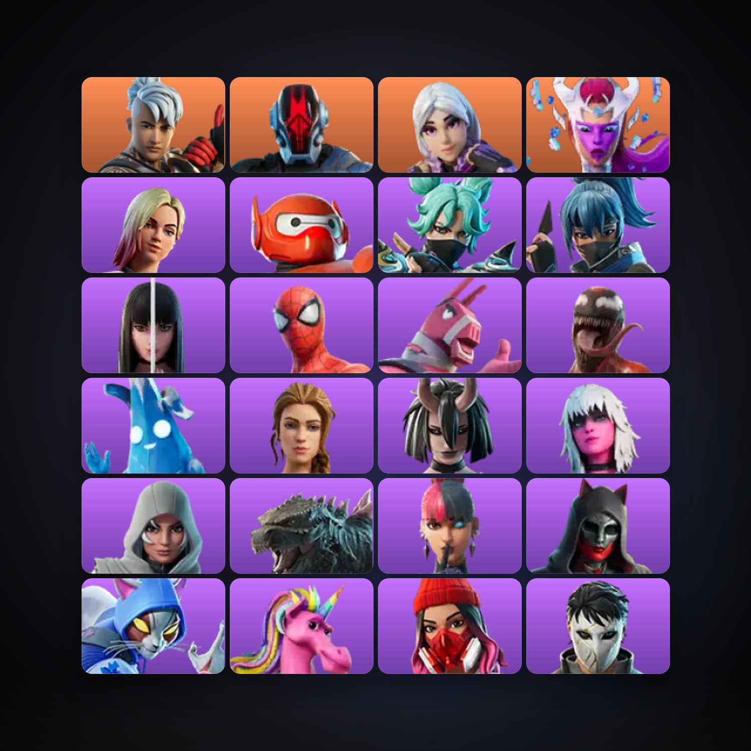 Fortnite account with Ronin & The Foundation — 39 skins — 200 V-Bucks — lvl 2716 — HabibiAccounts