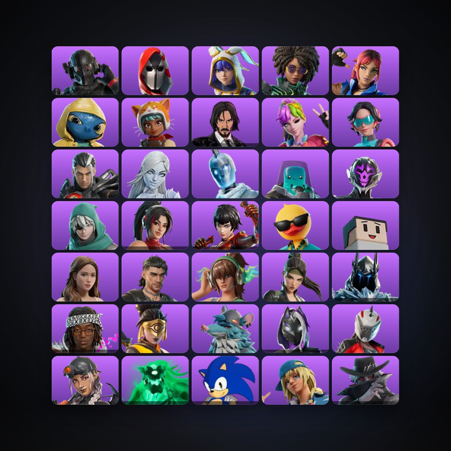 Fortnite account with Phantom & The Ace — 45 skins — 400 V-Bucks — lvl 641 — HabibiAccounts