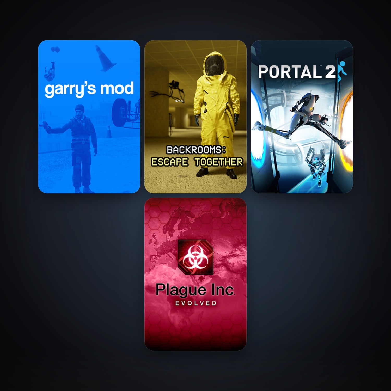 Steam account: Portal 2 + Garry's Mod, 22 games, clean — HabibiAccounts