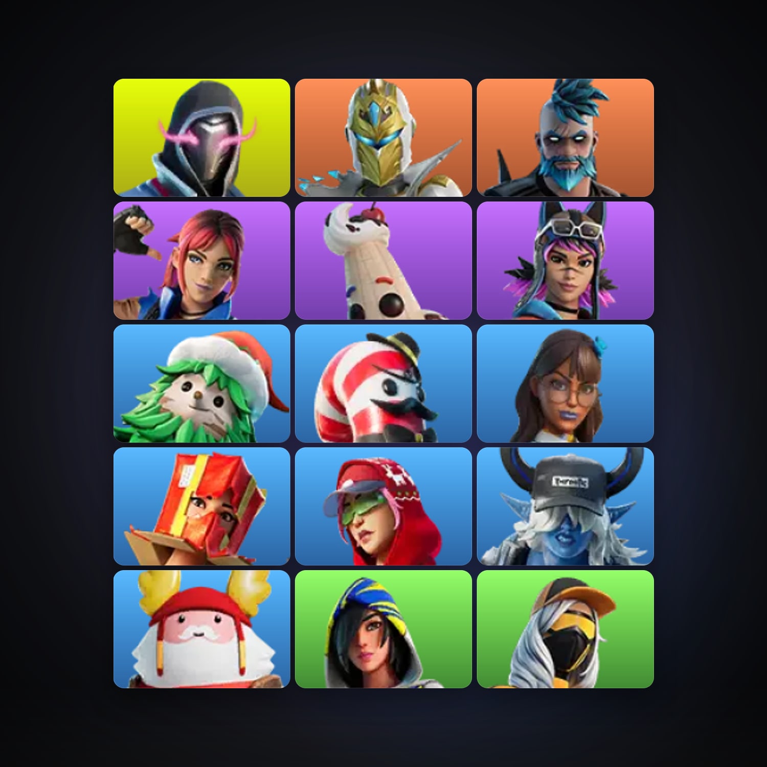 Fortnite account with Xander & Spectra Knight — 15 skins — 150 V-Bucks — lvl 621 — HabibiAccounts