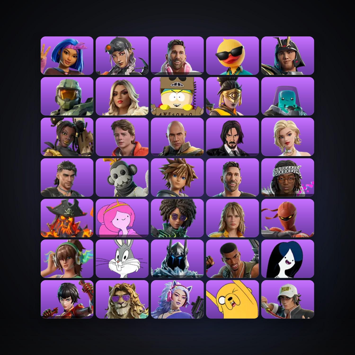 Fortnite account with Carina & Elite Jules — 44 skins — lvl 770 — HabibiAccounts