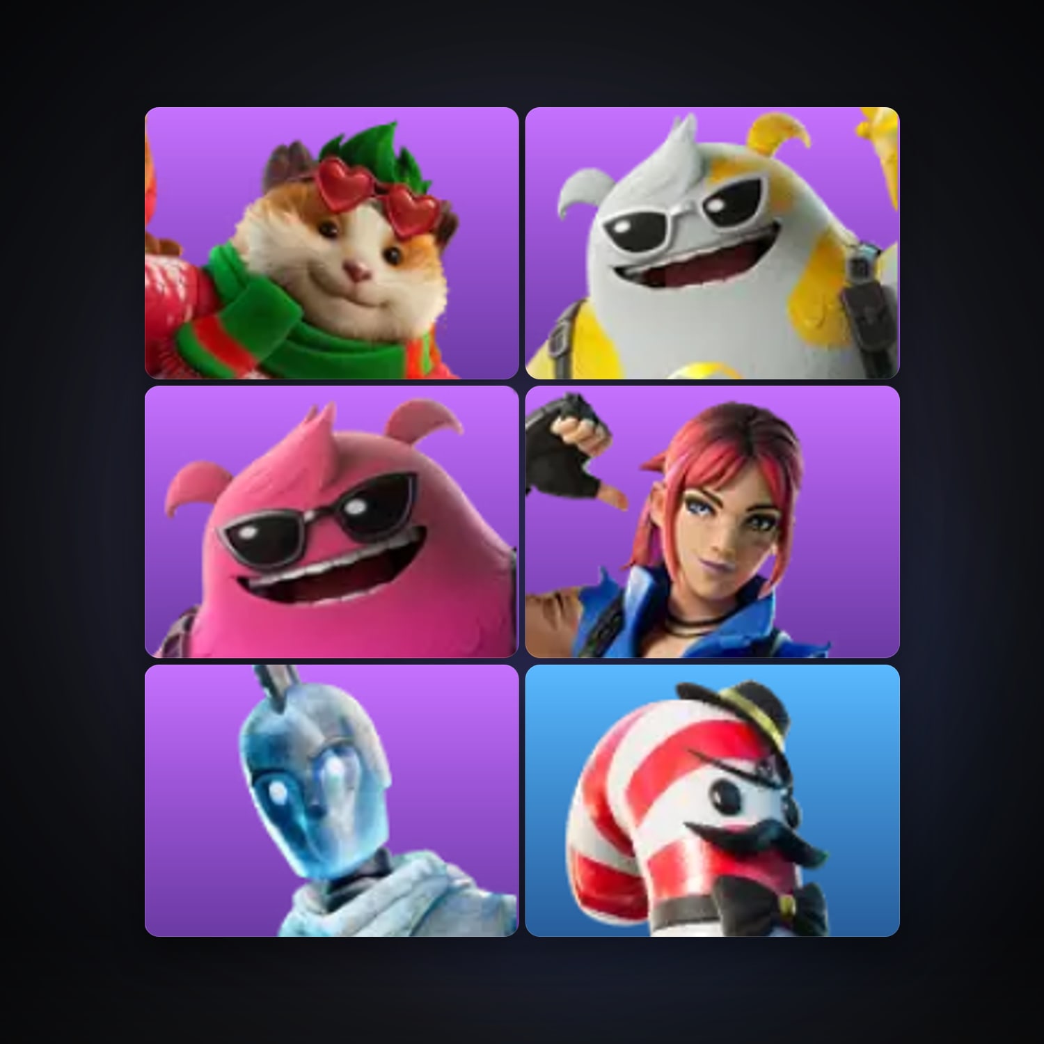 Fortnite account with Cheeks & Kickoff Yeddy — 6 skins — lvl 525 — HabibiAccounts