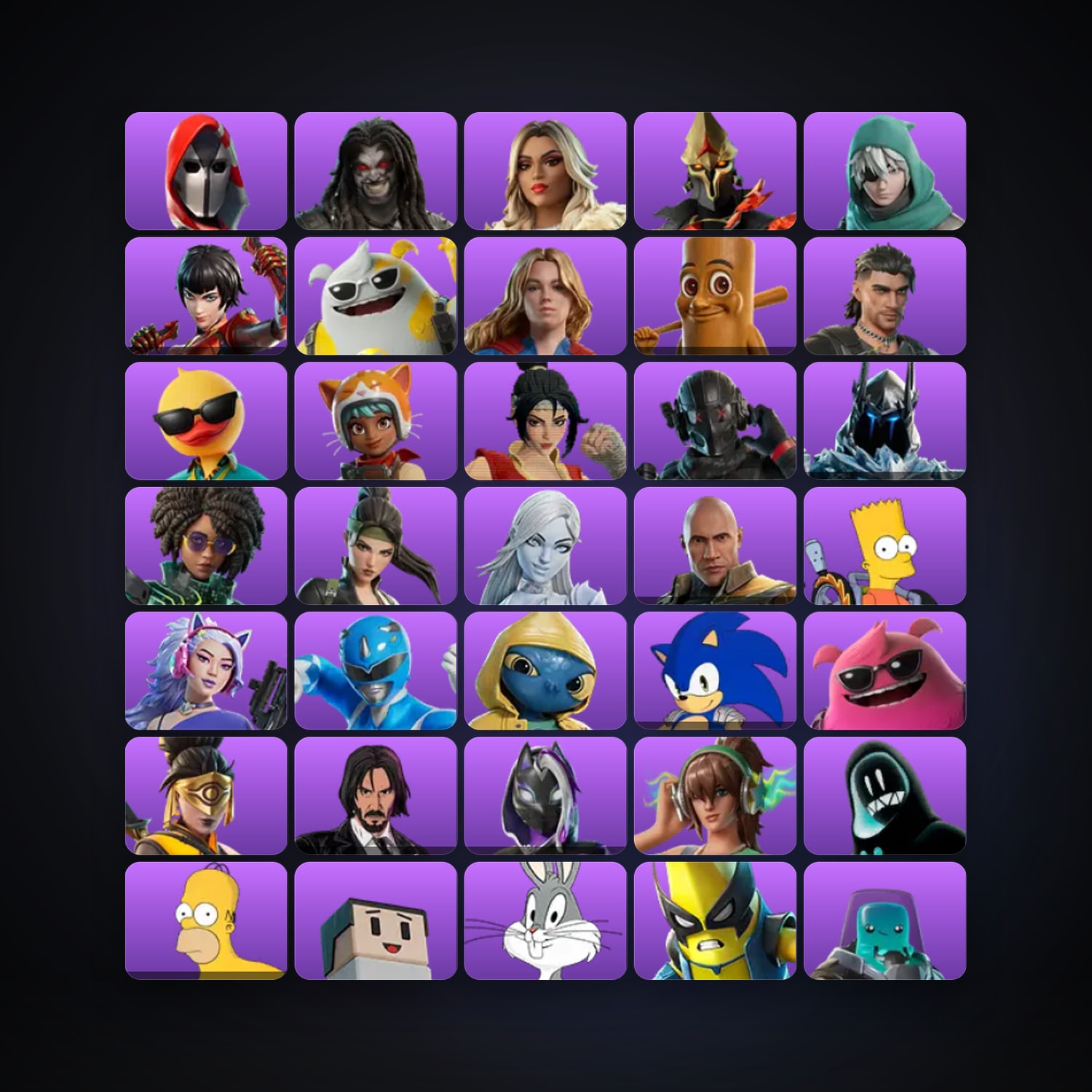 Fortnite account with The Ace & Lobo — 40 skins — lvl 709 — HabibiAccounts