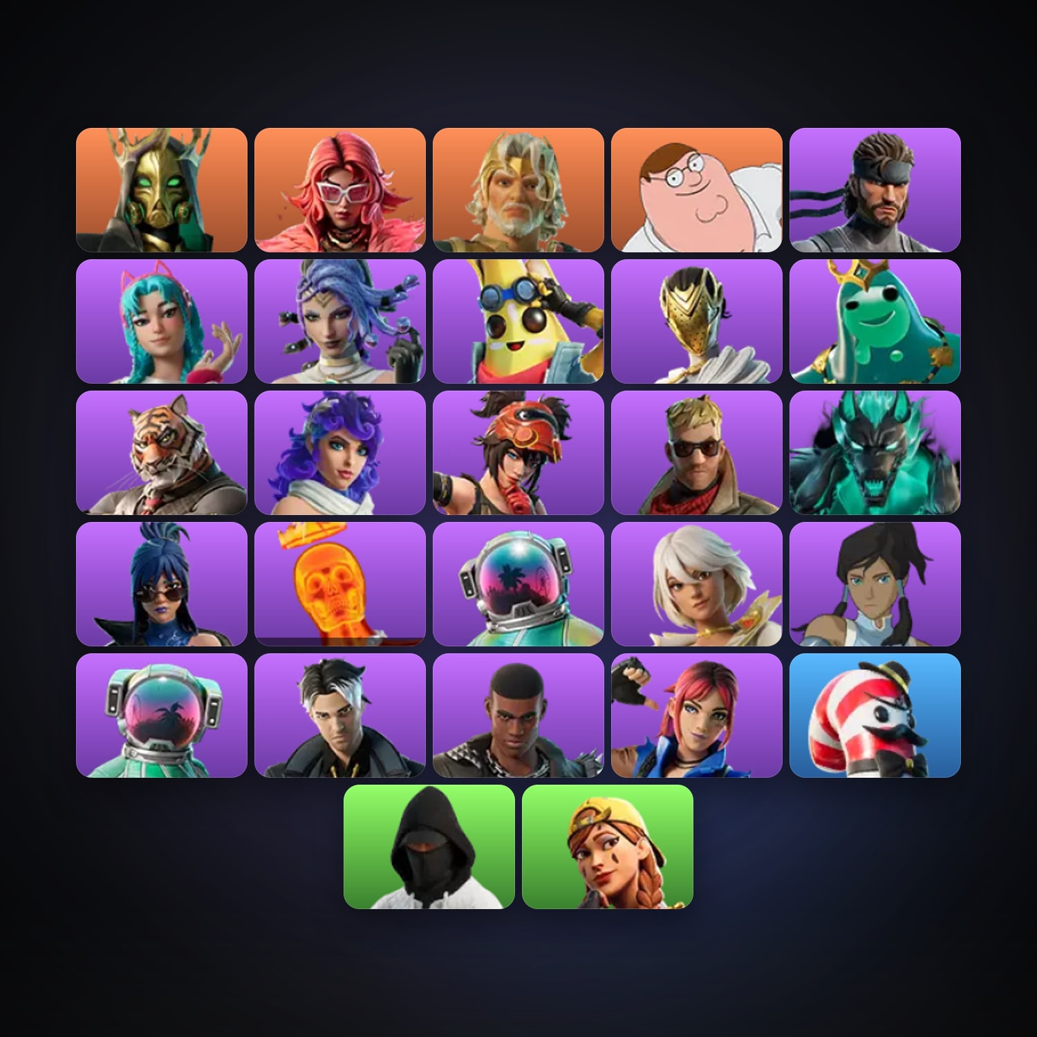Fortnite account with Hades & Valeria — 27 skins — 150 V-Bucks — lvl 495 — HabibiAccounts