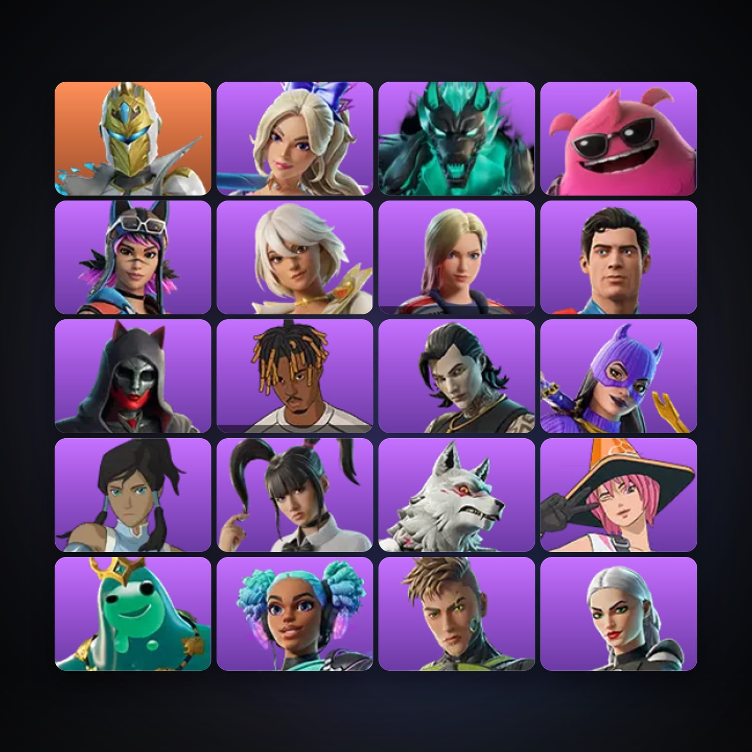 Fortnite account with Spectra Knight & Superman — 25 skins — lvl 1058 — HabibiAccounts