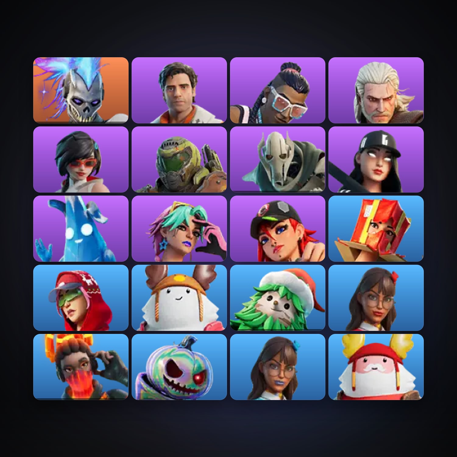 Fortnite account with Renzo the Destroyer & Poe Dameron — 20 skins — 400 V-Bucks — lvl 750 — HabibiAccounts
