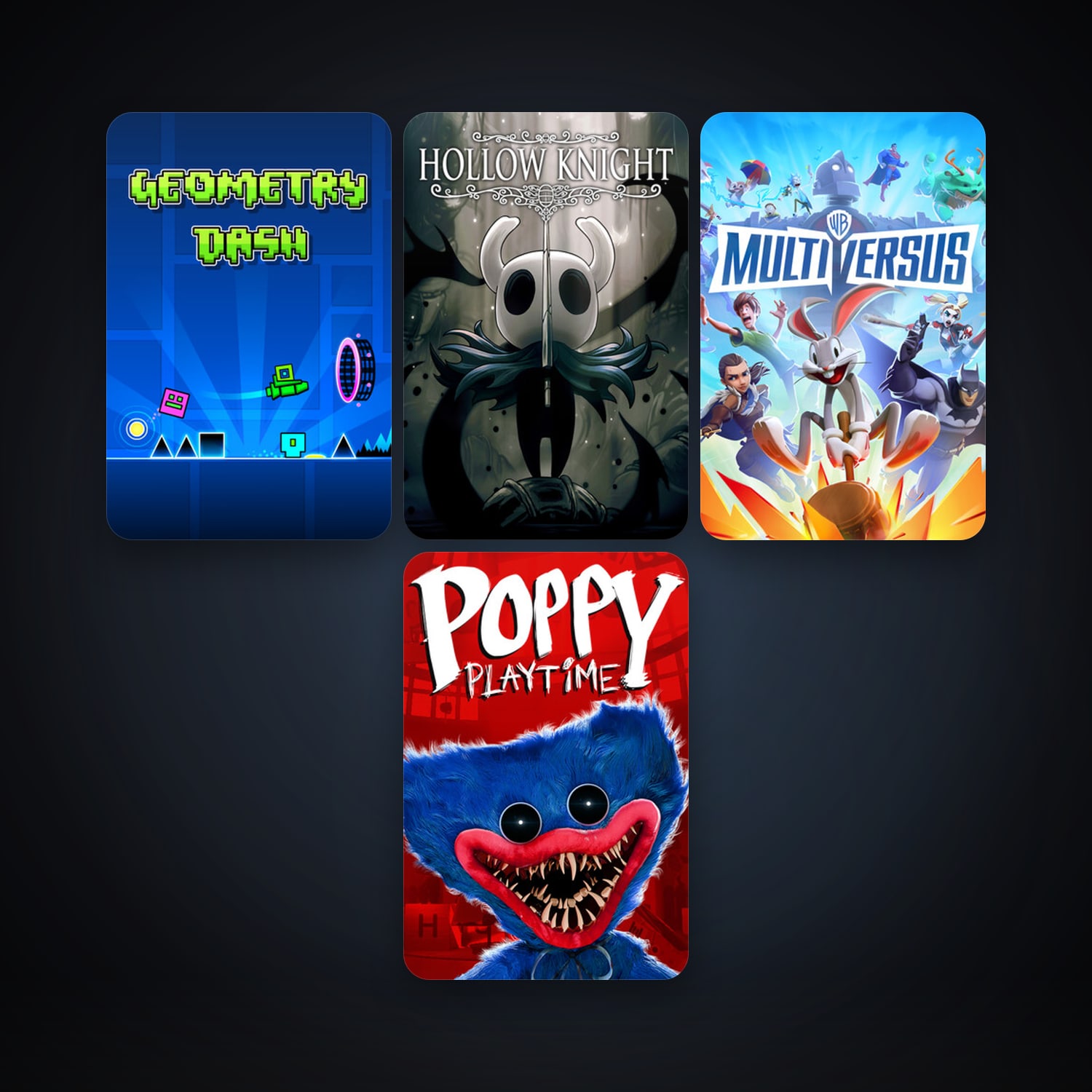 Steam account: Geometry Dash + Hollow Knight, 7 games, clean — HabibiAccounts