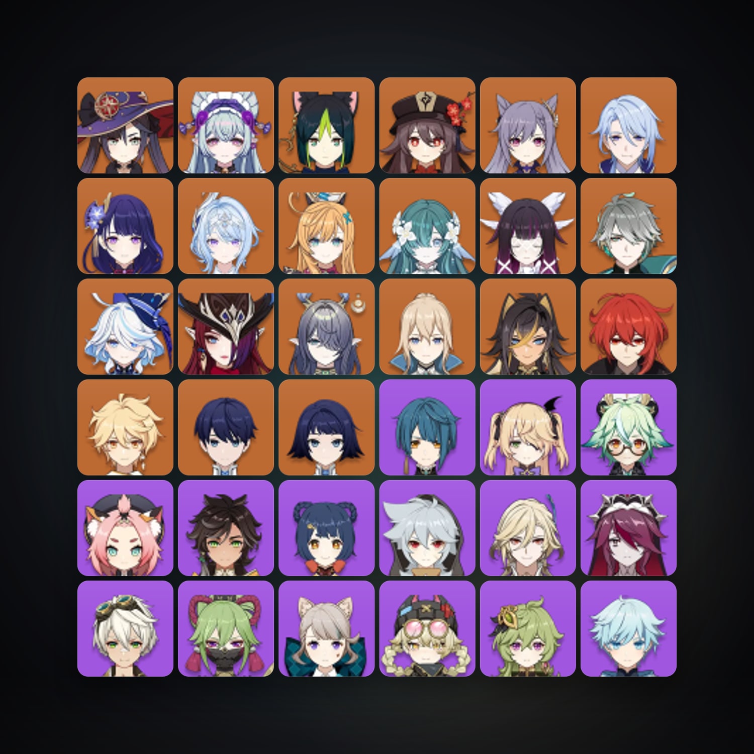 Genshin Impact | AR 57 | 65 Chars | 18× 5★ — Genshin / miHoYo Account — HabibiAccounts