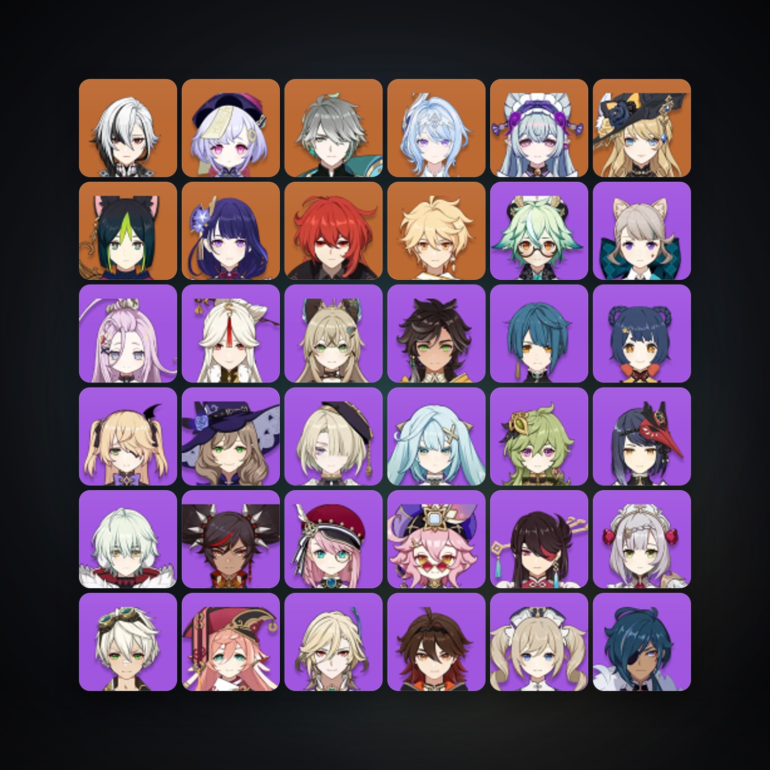 Genshin Impact | AR 55 | 49 Chars | 9× 5★ — Genshin / miHoYo Account — HabibiAccounts