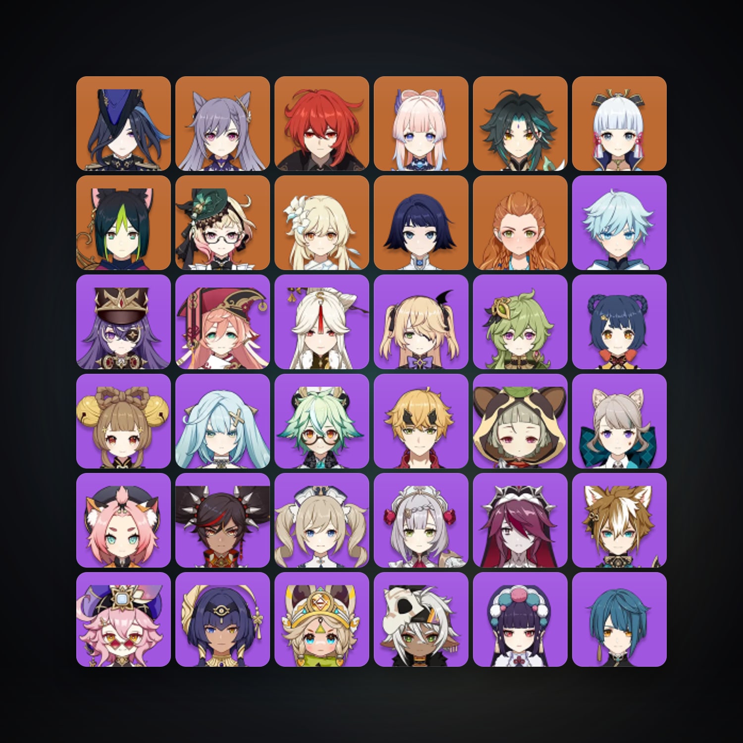 Genshin Impact | AR 56 | 45 Chars | 8× 5★ — Genshin / miHoYo Account — HabibiAccounts