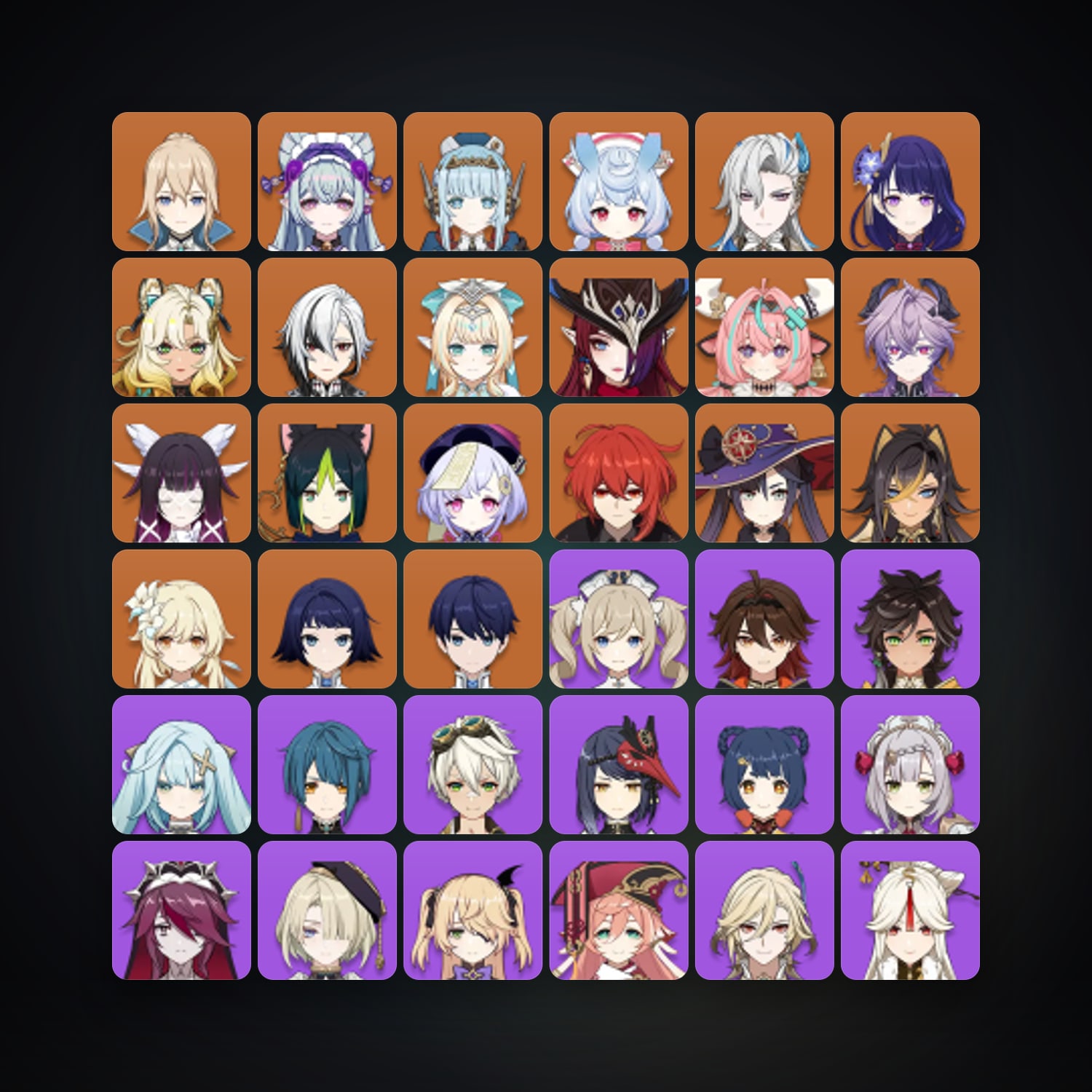 Genshin Impact | AR 57 | 69 Chars | 18× 5★ — Genshin / miHoYo Account — HabibiAccounts