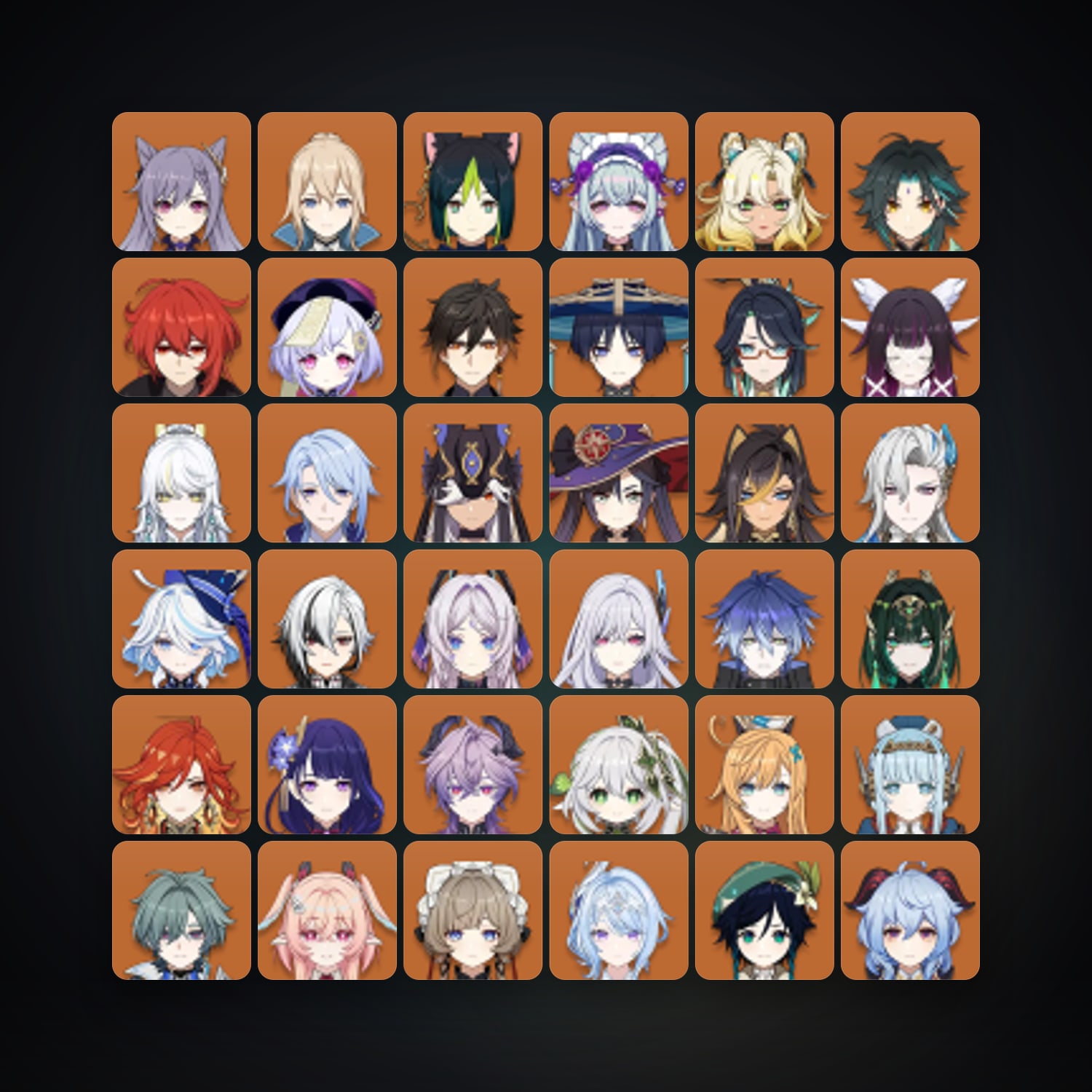 Genshin Impact account — AR 60 | 92 Chars | 38× 5★ — HabibiAccounts