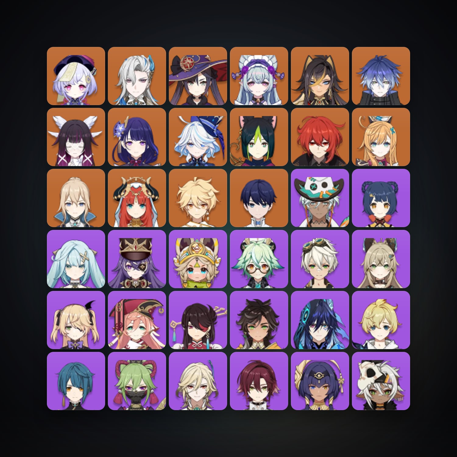 Genshin Impact | AR 56 | 63 Chars | 14× 5★ — Genshin / miHoYo Account — HabibiAccounts