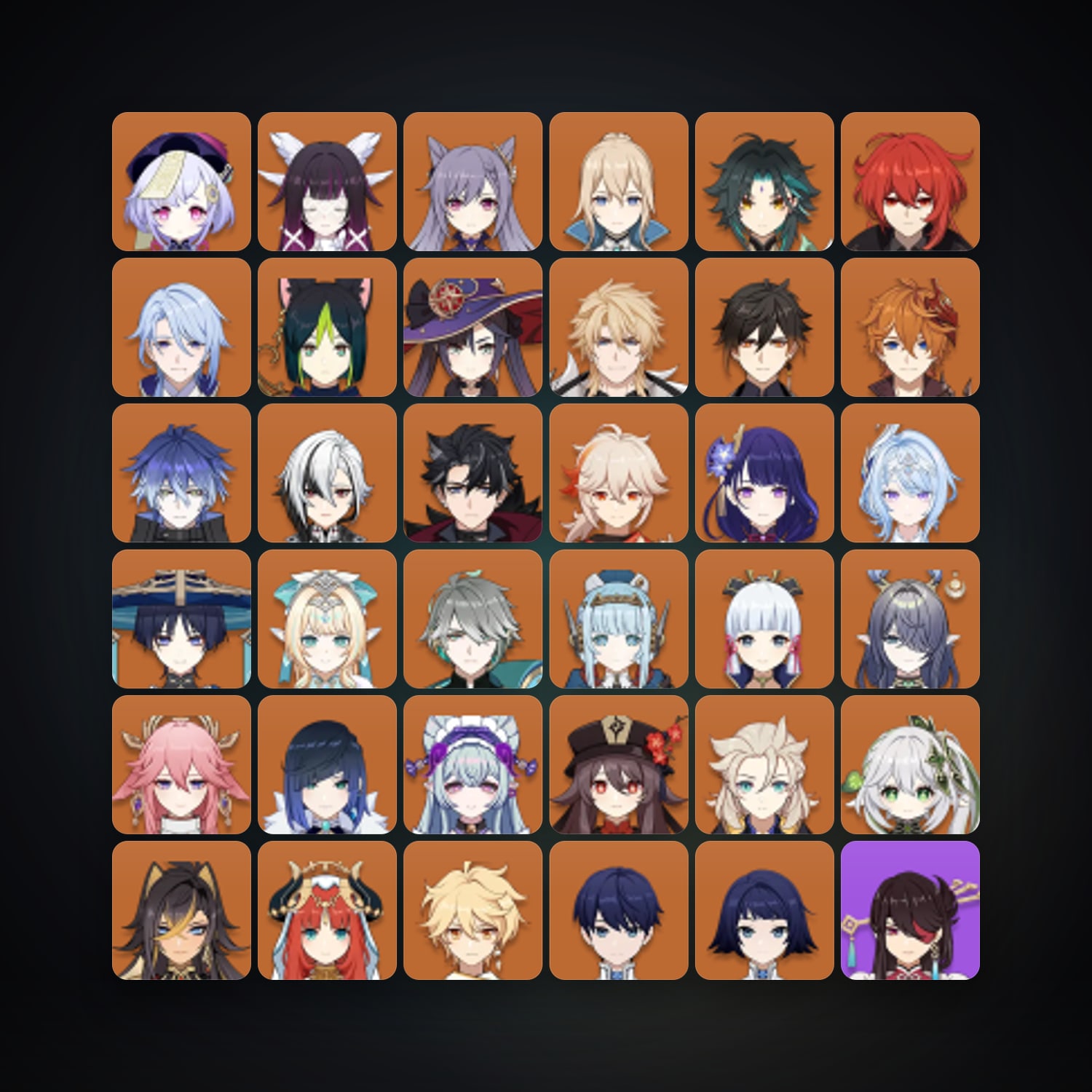 Genshin Impact | AR 59 | 85 Chars | 32× 5★ — Genshin / miHoYo Account — HabibiAccounts