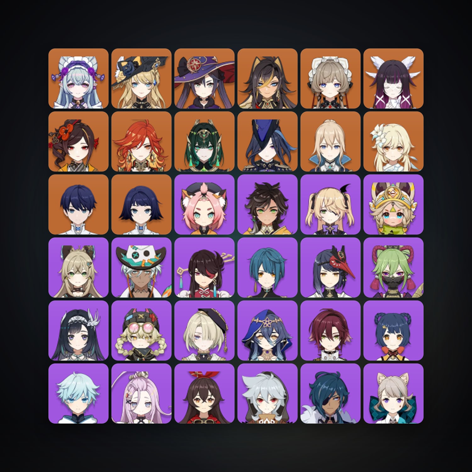 Genshin Impact | AR 59 | 56 Chars | 11× 5★ — Genshin / miHoYo Account — HabibiAccounts