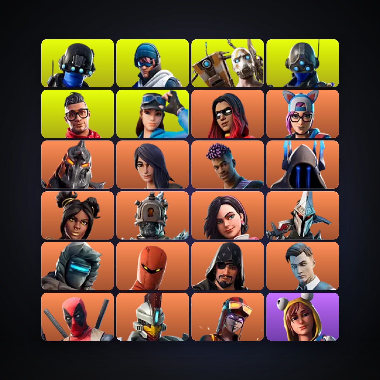 Fortnite account with Joltara & Lynx — 83 skins — 350 V-Bucks — lvl 1353 — HabibiAccounts