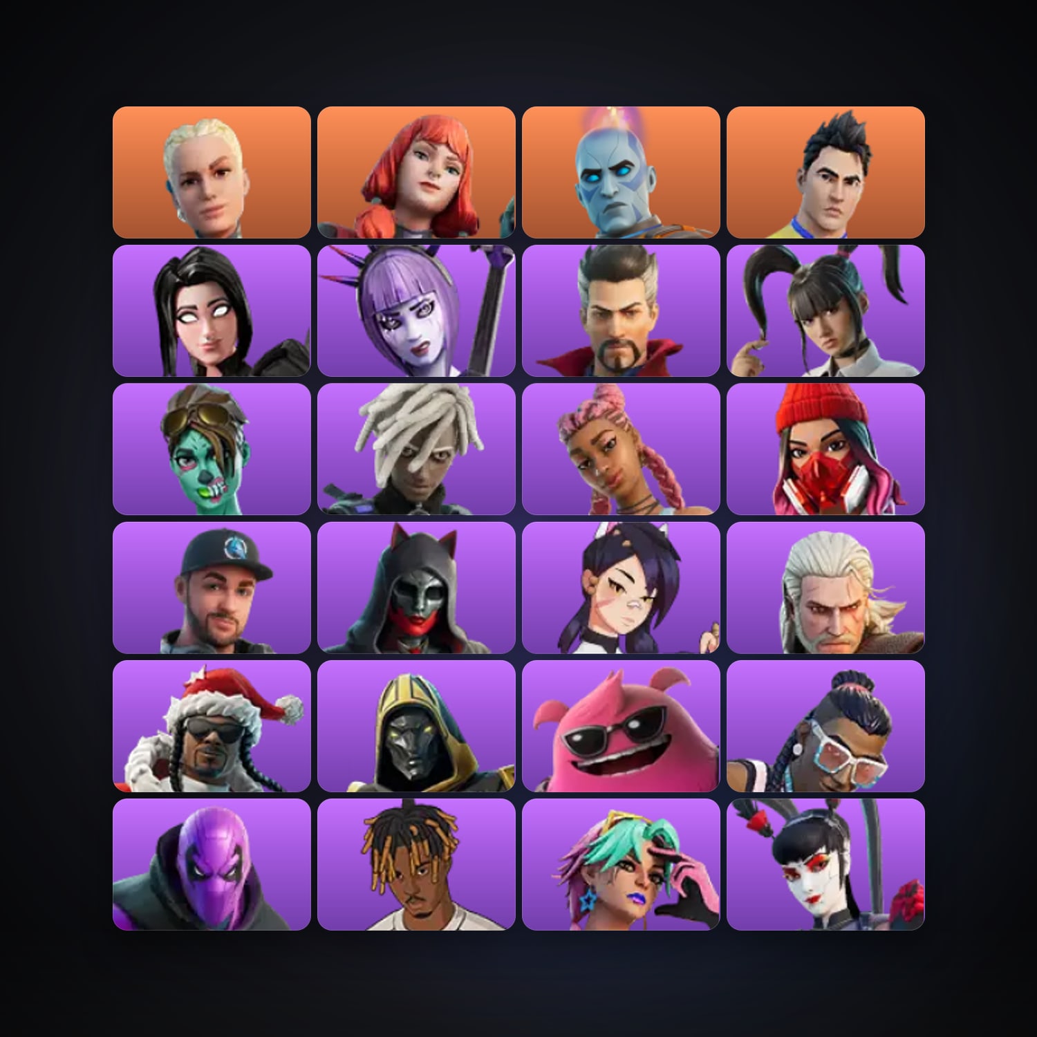 Fortnite account with Ghoul Trooper & Paradigm (Reality-659) — 40 skins — 100 V-Bucks — lvl 606 — HabibiAccounts