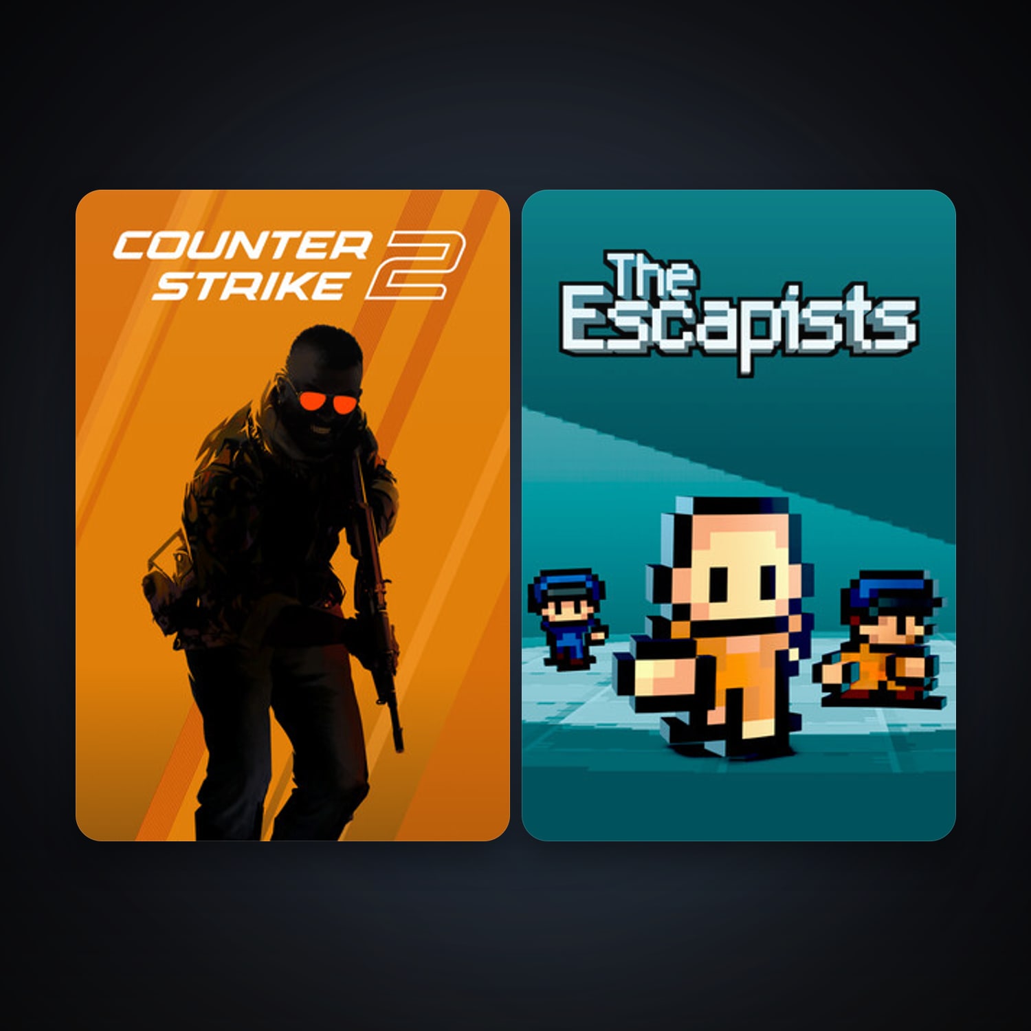 Steam account: CS2 Prime + The Escapists, 2 games, clean — level 5 — HabibiAccounts