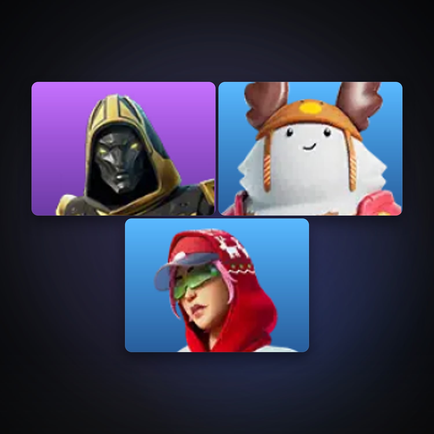 Fortnite account with Blitz Knight & Sled Ready Guff — 3 skins — 400 V-Bucks — lvl 200 — HabibiAccounts