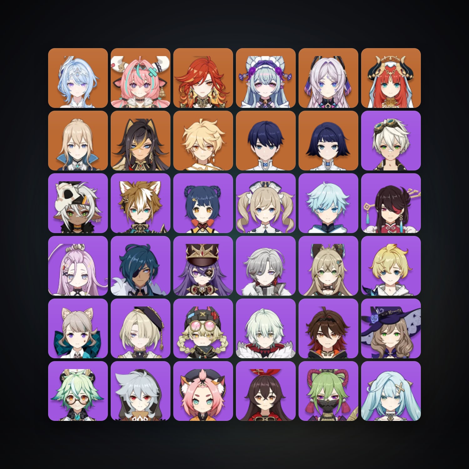 Genshin Impact | AR 55 | 45 Chars | 8× 5★ — Genshin / miHoYo Account — HabibiAccounts
