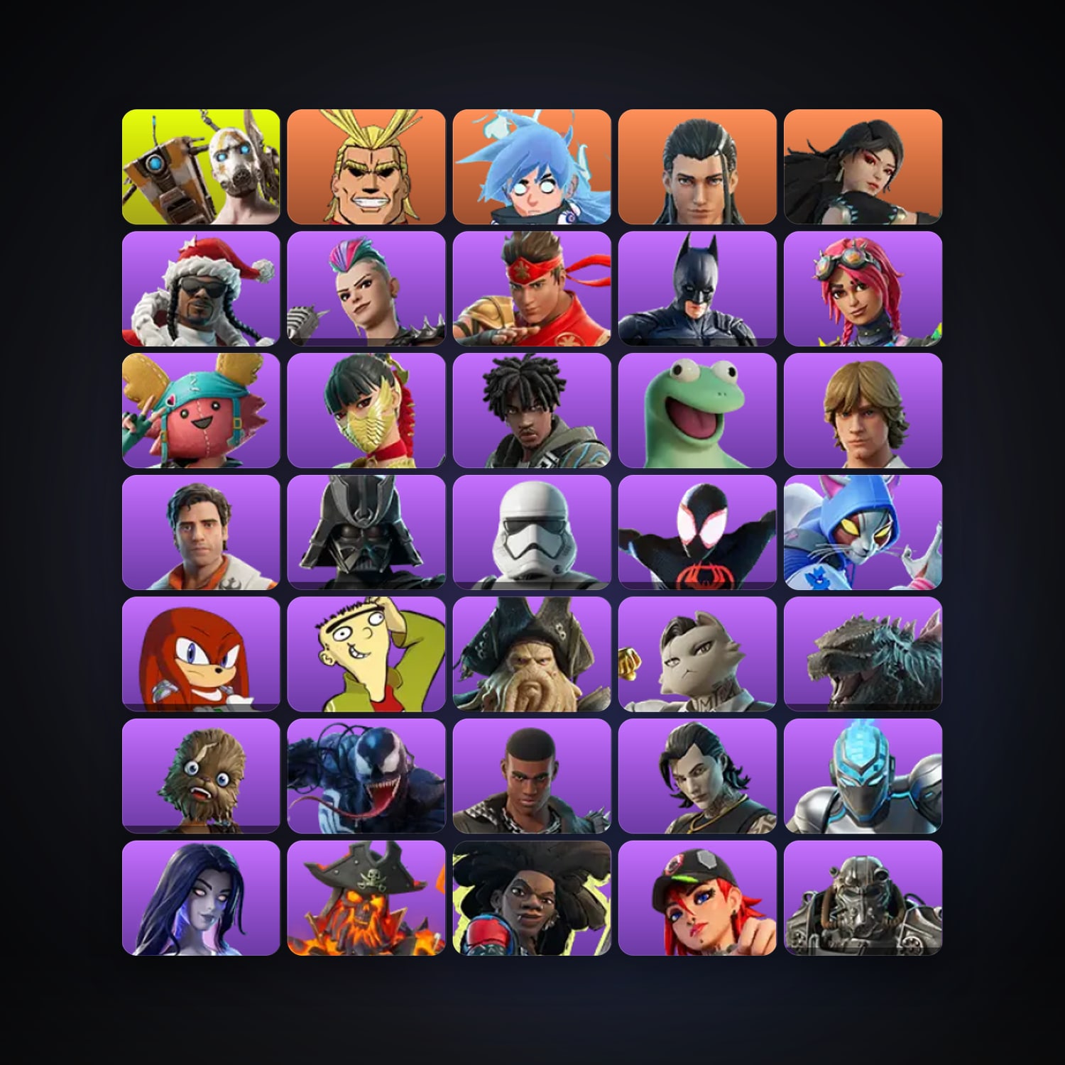 Fortnite account with All Might & Nezumi — 190 skins — 900 V-Bucks — lvl 963 — HabibiAccounts