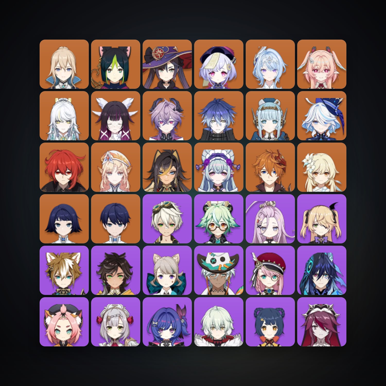Genshin Impact | AR 59 | 60 Chars | 17× 5★ — Genshin / miHoYo Account — HabibiAccounts