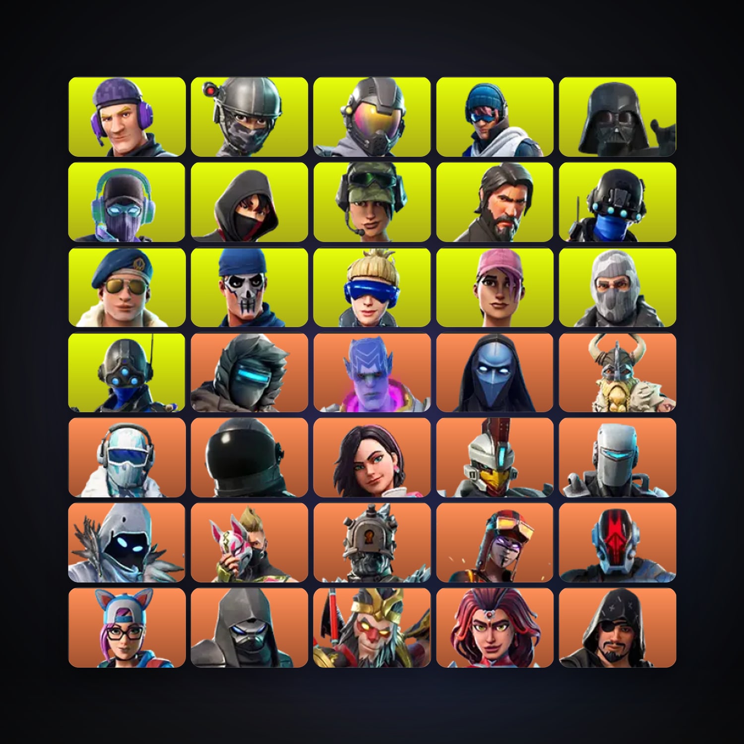 Fortnite account with Drift & Zenith — 416 skins — lvl 4045 — HabibiAccounts