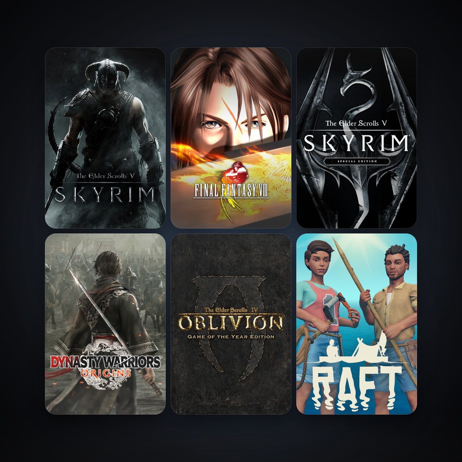 Steam account — The Elder Scrolls IV: Oblivion Game of the Year Edition + FINAL FANTASY VIII, 57 games… — HabibiAccounts