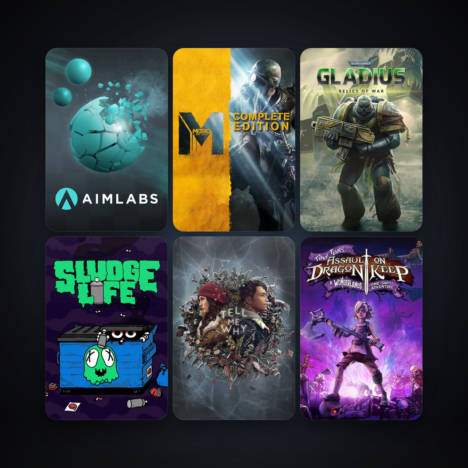 حساب ستيم فلين، Metro: Last Light وWarhammer 40,000: Gladius - Relics of War، 8 لعبة، صامد واضح — HabibiAccounts