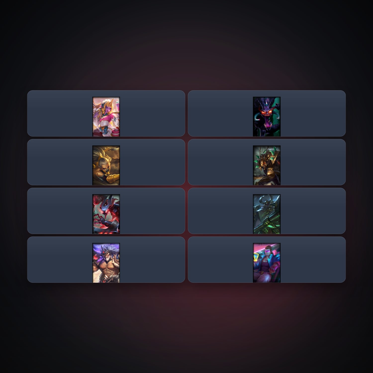 Valorant account: EU locker — 42 LoL champions, 8 LoL skins — HabibiAccounts