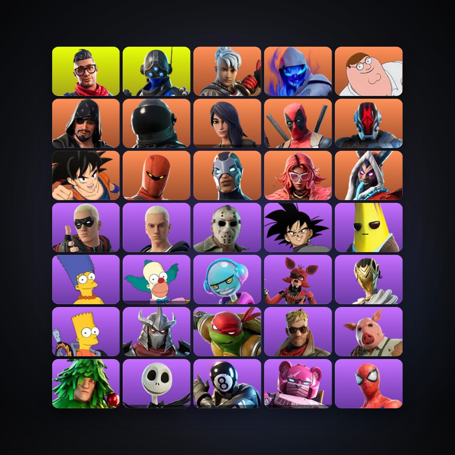 حساب فورتنايت Carbide وDeadpool، لوكر 79 سكن، 400 فيبوكس، لفل 1199، 61 فوز — HabibiAccounts
