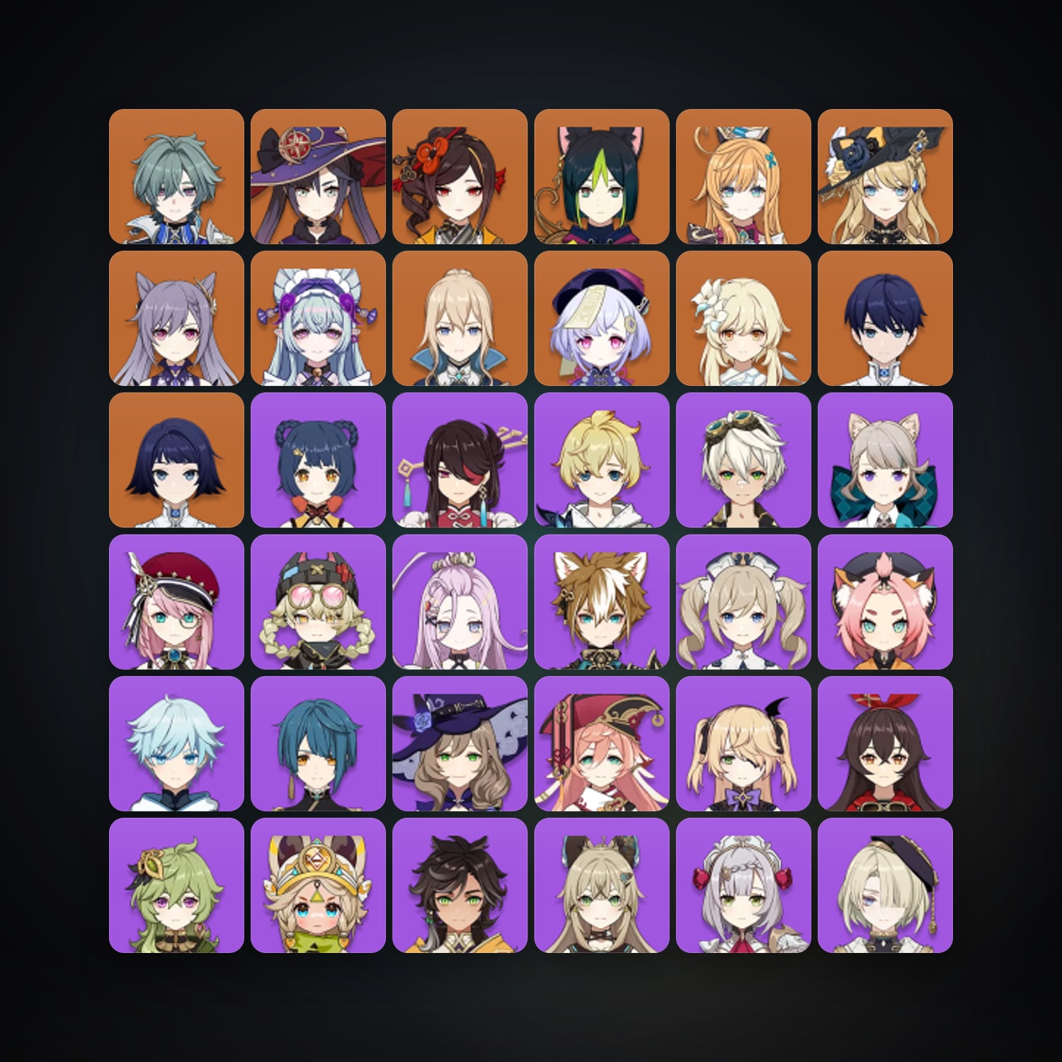 Genshin Impact | AR 58 | 52 Chars | 10× 5★ — Genshin / miHoYo Account — HabibiAccounts