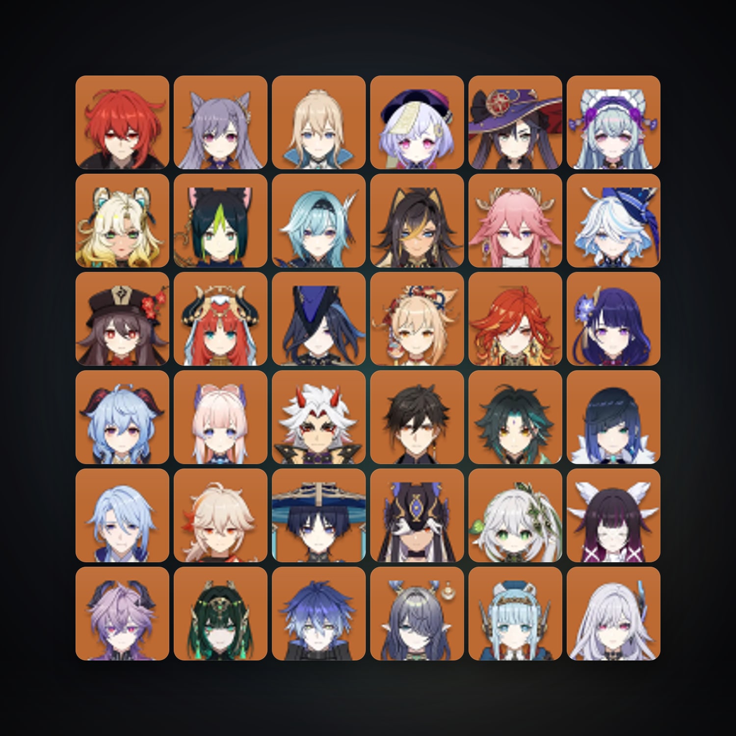 Genshin Impact | AR 60 | 107 Chars | 52× 5★ — Genshin / miHoYo Account — HabibiAccounts