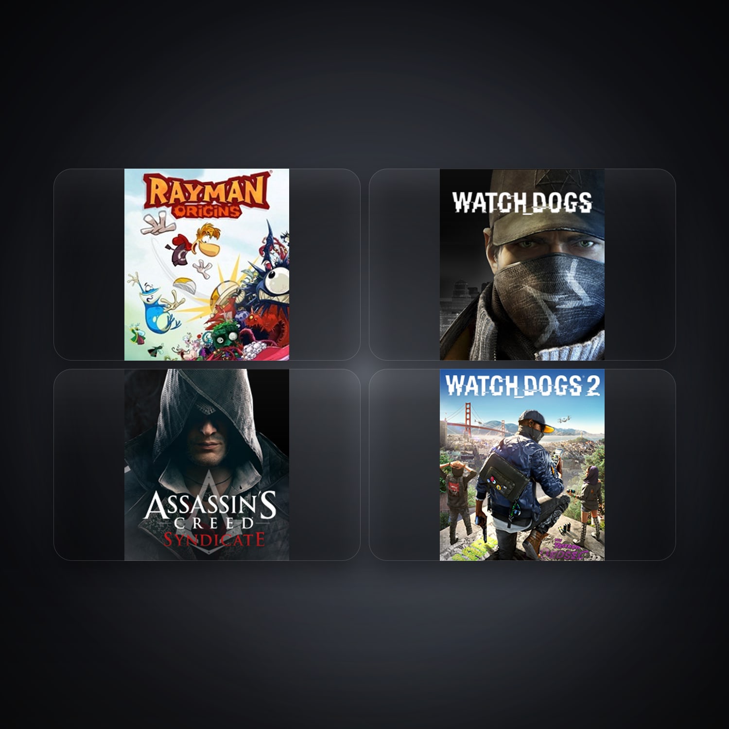 حساب يوبيسوفت فيه Rayman Origins وWatch_Dogs، PK، 5 ألعاب — HabibiAccounts