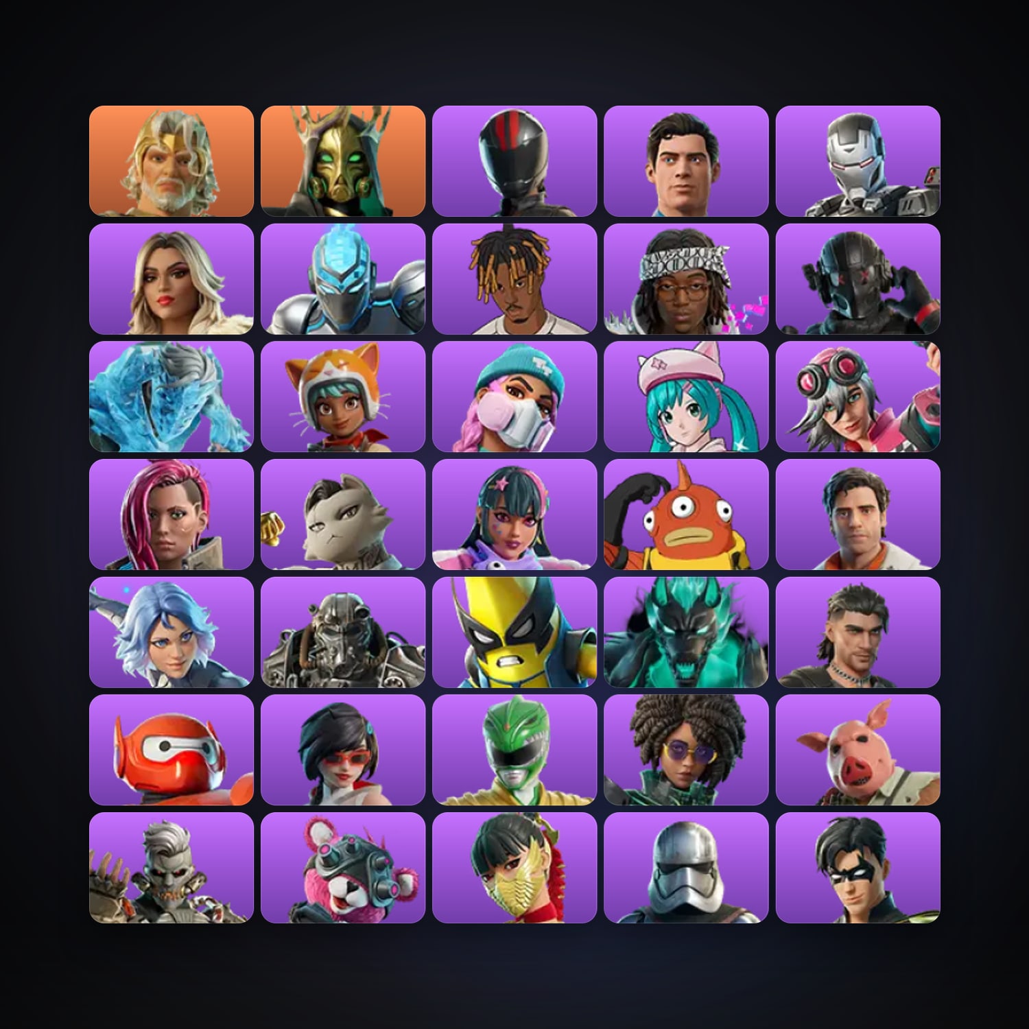 Fortnite account with Zeus & Hades — 197 skins — 3K V-Bucks — lvl 3734 — HabibiAccounts